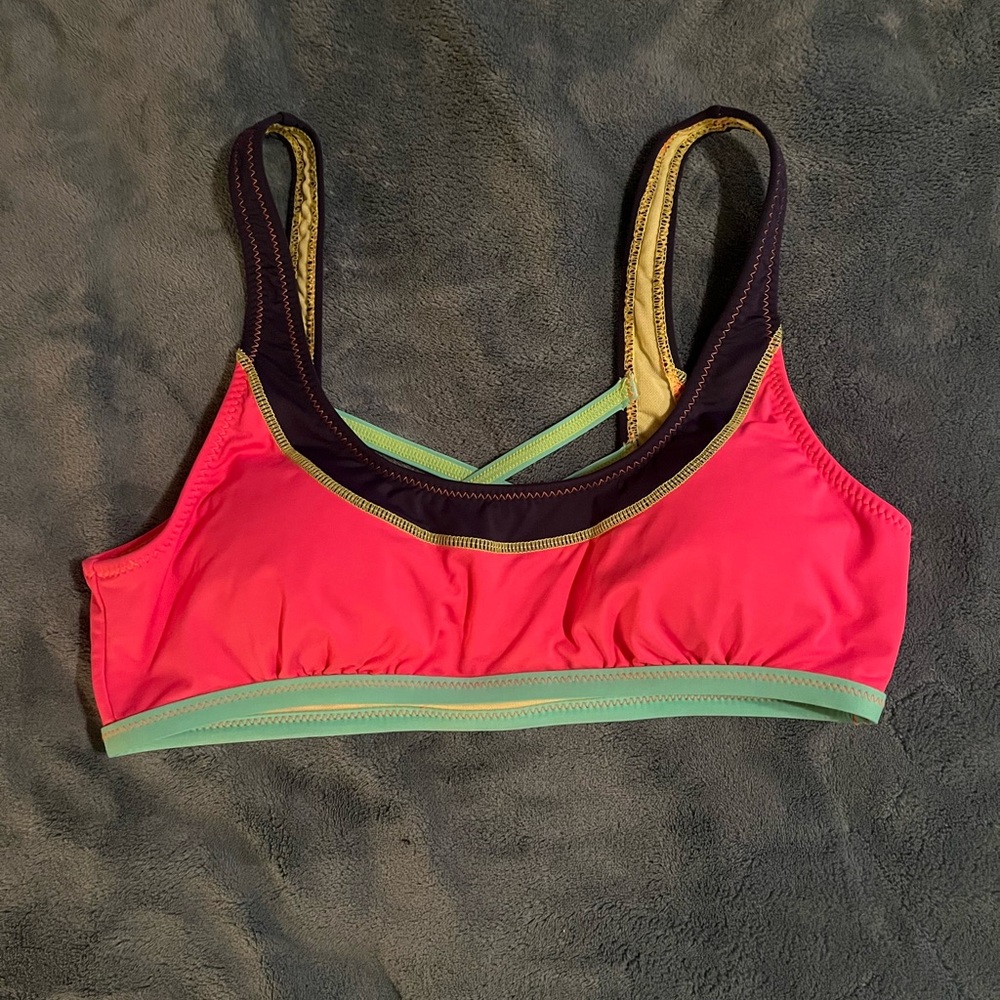 Colorful Women's Swim Top